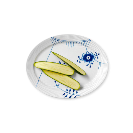 Блюдо Овальное Blue Fluted Mega