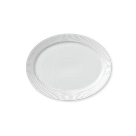 Блюдо Овальное White Fluted