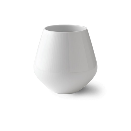 Ваза - средняя White Fluted