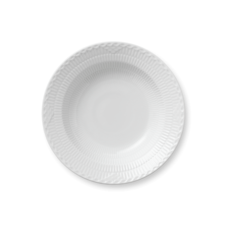 Глубокая тарелка White Fluted Half Lace