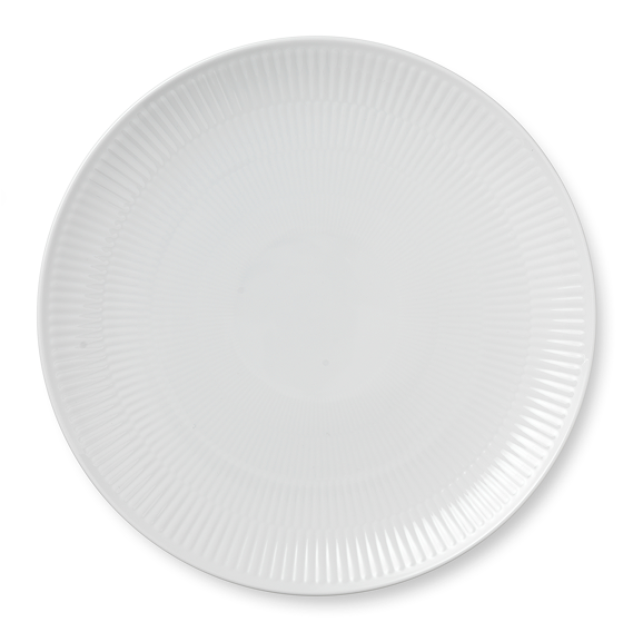 White Fluted